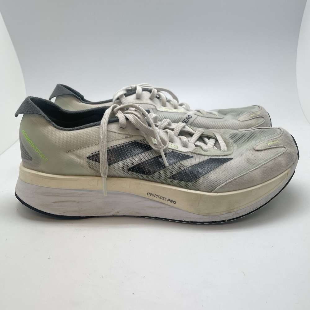 Adidas Sneakers Mens 12.5 Adizero Boston 11 Marathon GY8407 Gray Running Shoes